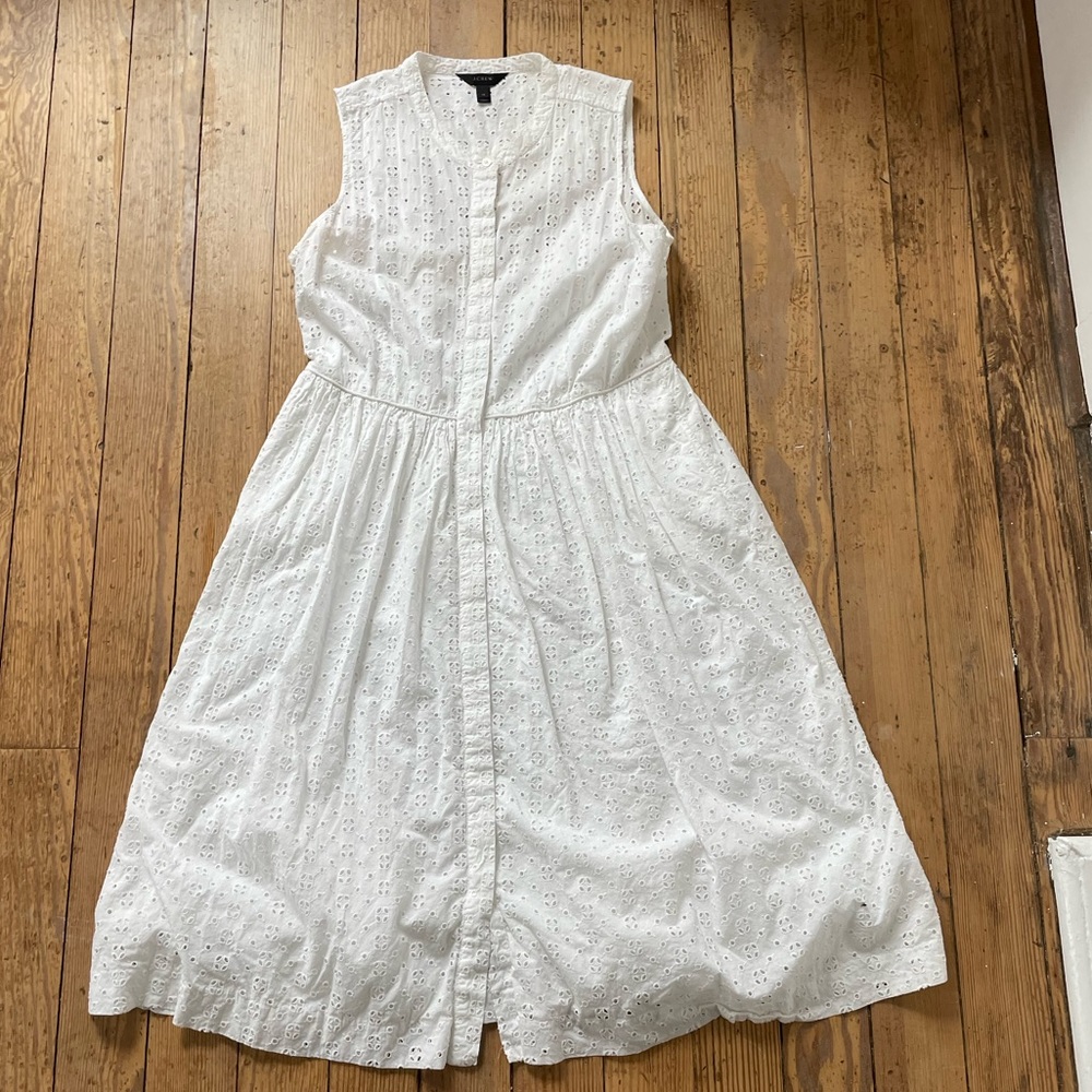 J. Crew Eyelet Dress